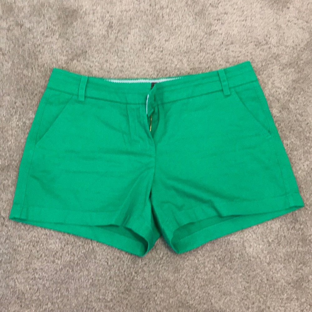 NWOT JCrew Green Chino Short Sz 10